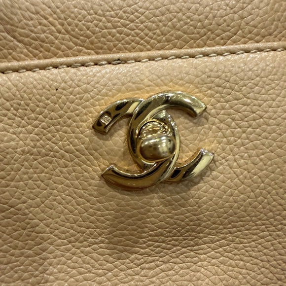 Vintage Chanel Exec Cerf Tote caviar beige - Picture 14 of 15